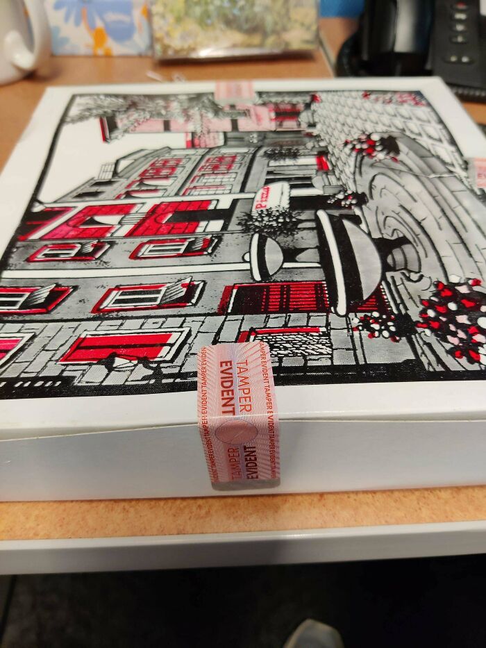 My Pizza Was Delivered With Tamper Evident Stickers