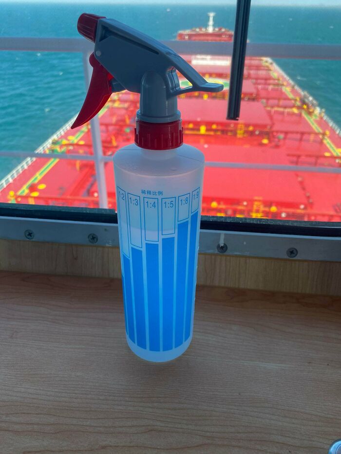 This Spray Bottle With Markings To Help Mix Different Concentrations.