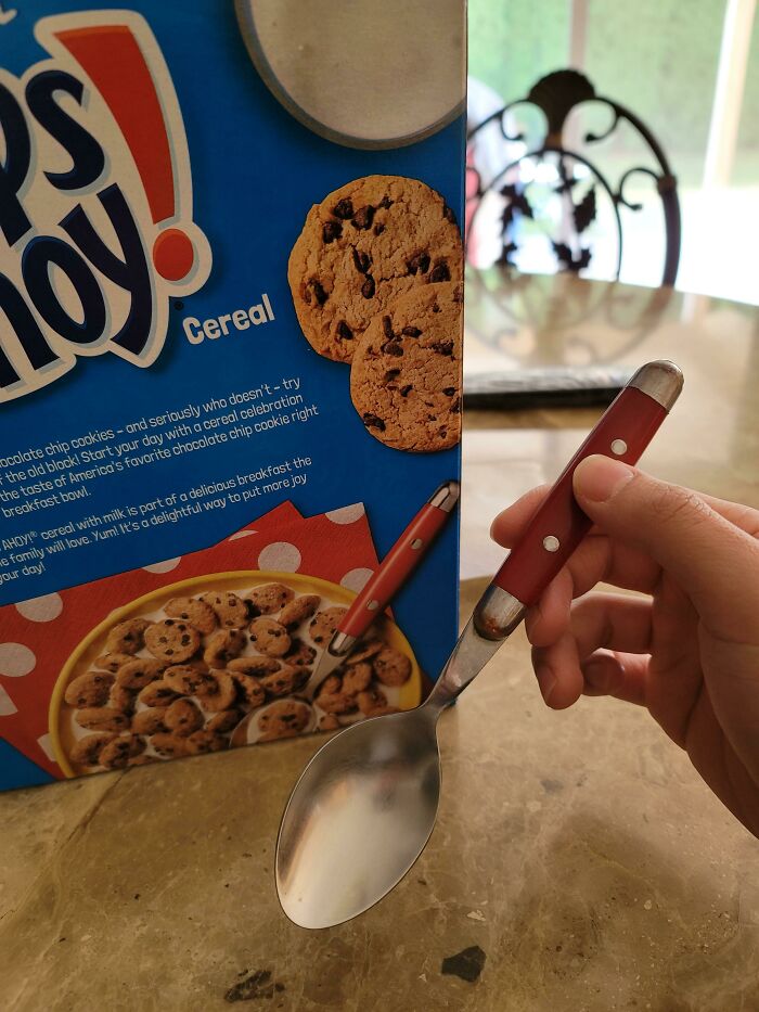 I Have The Same Spoon As The Chips Ahoy! Box