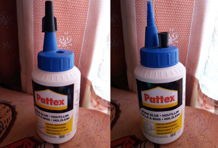 My Wood Glue Has A Build In Cap Holder, So You Won't Lose It