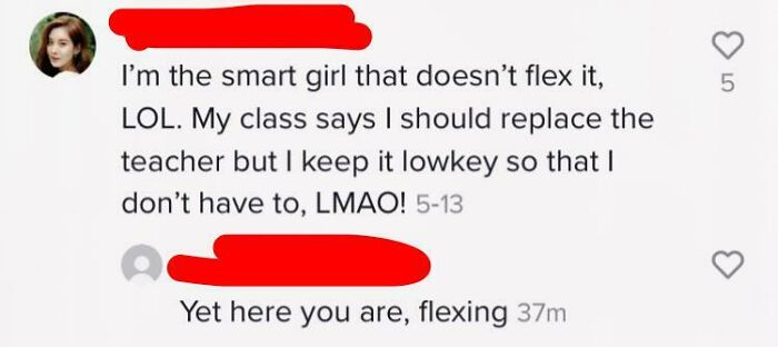 Smart Ppl Don’t Boast About How Smart They Are