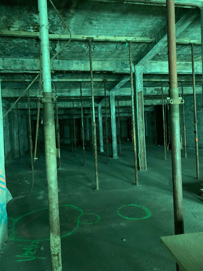 The Fifth Floor Of Our Building Has Been Held Up By Jacks For 20+ Years