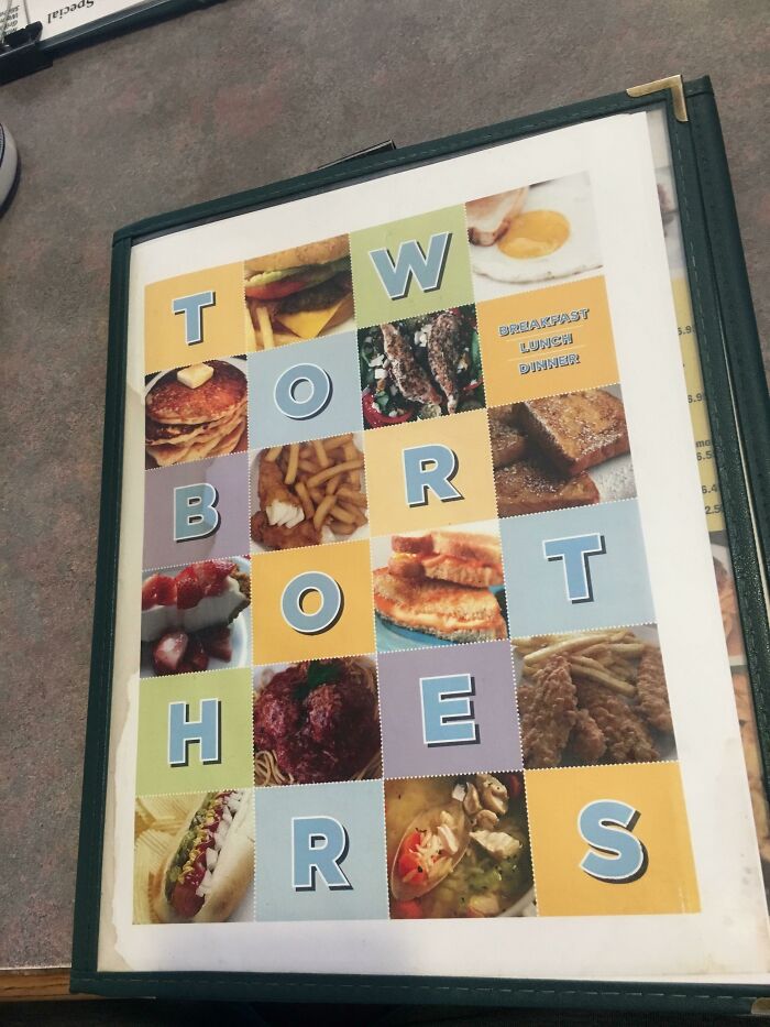 Menu At A Local Restaurant