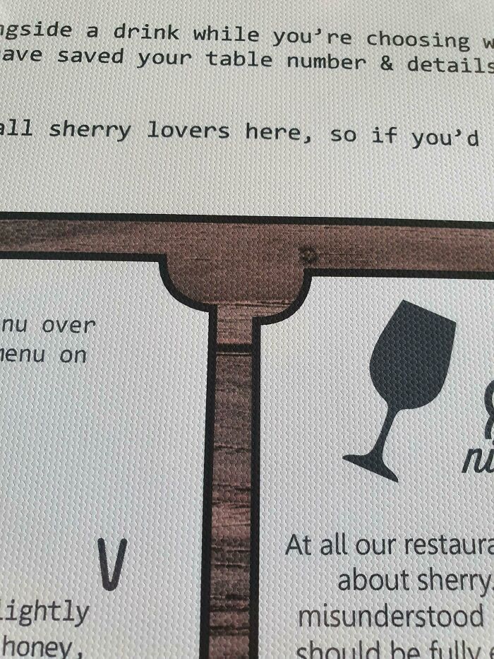 This Misaligned Menu At A Local Restaurant