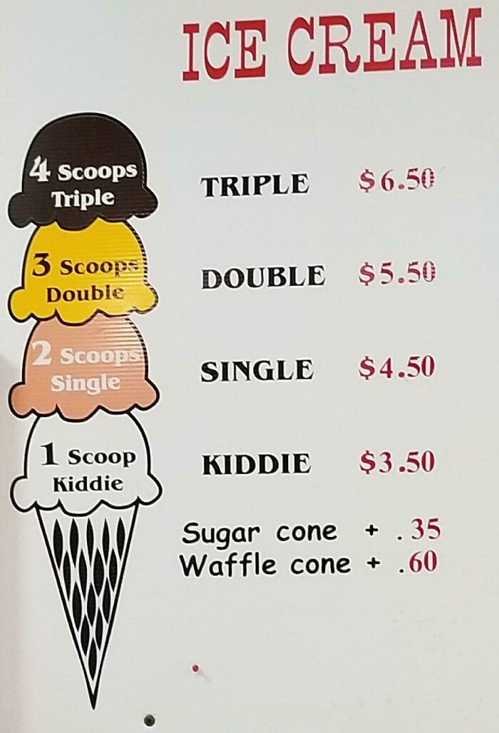 "Third Scoop? I Asked For A Double"