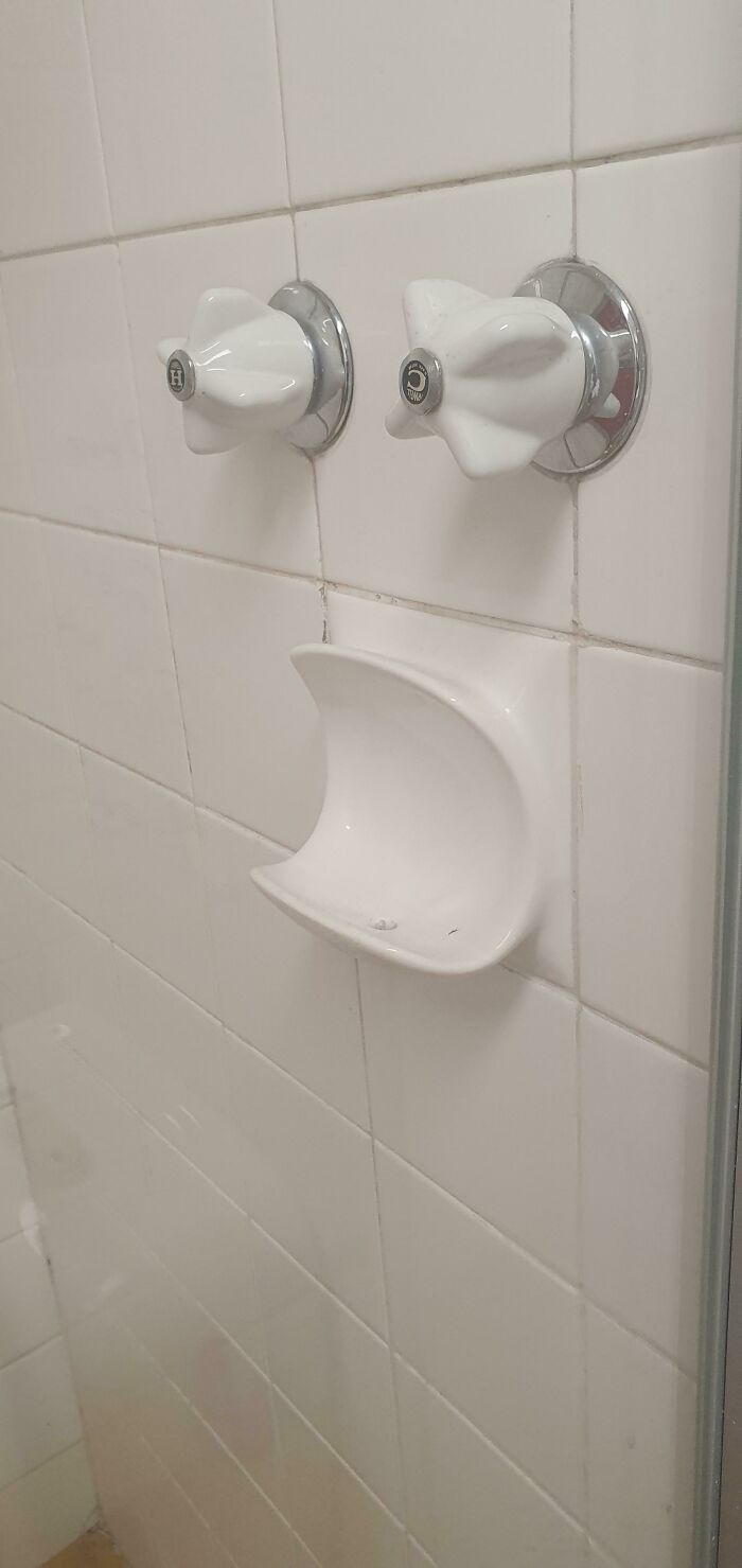 I Noticed My Shower Looks Like Its Screaming In Horror