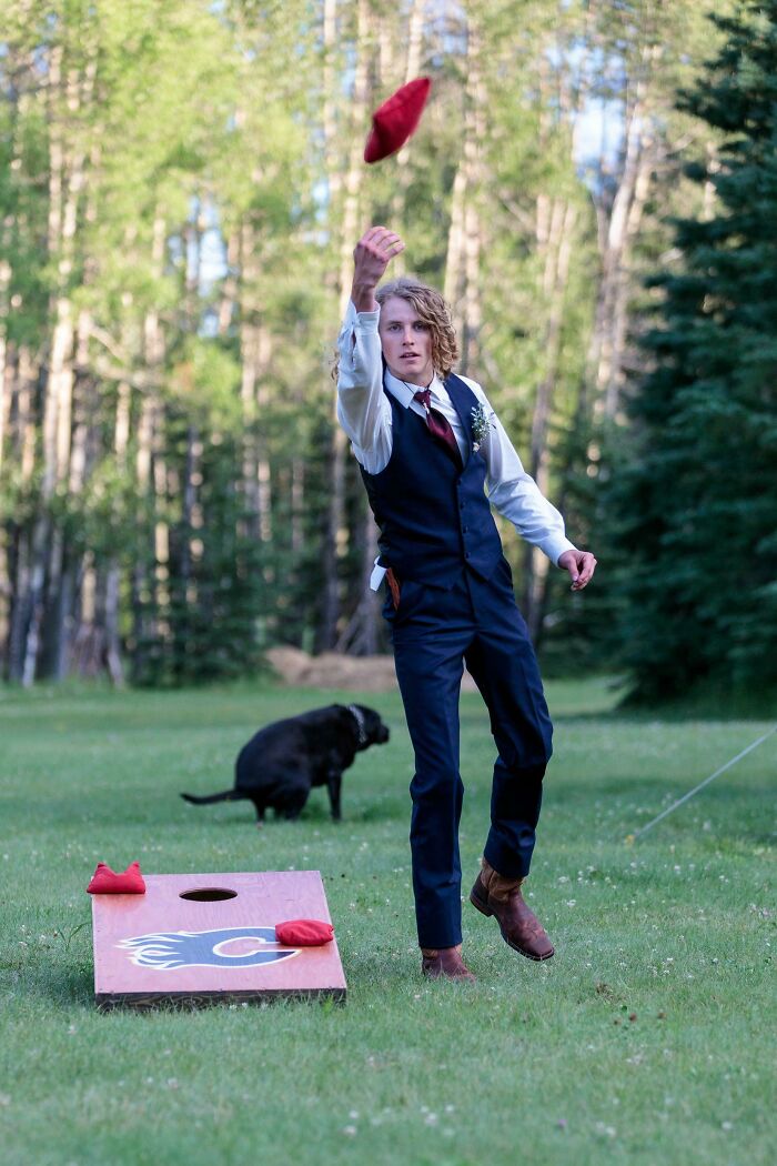 A Little Photobomb From My Brother’s Wedding