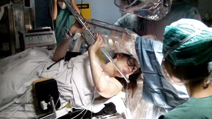 Russian Flutist Playing Mozart During Removal Of Brain Tumor