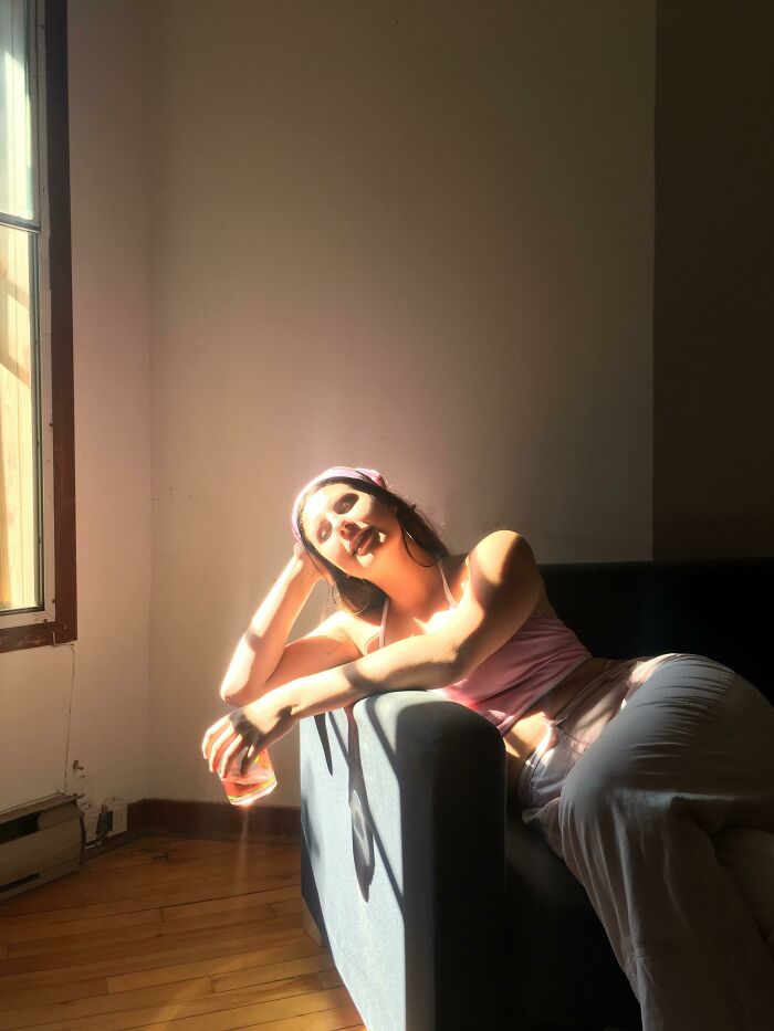 My Friend In Our New Apartment