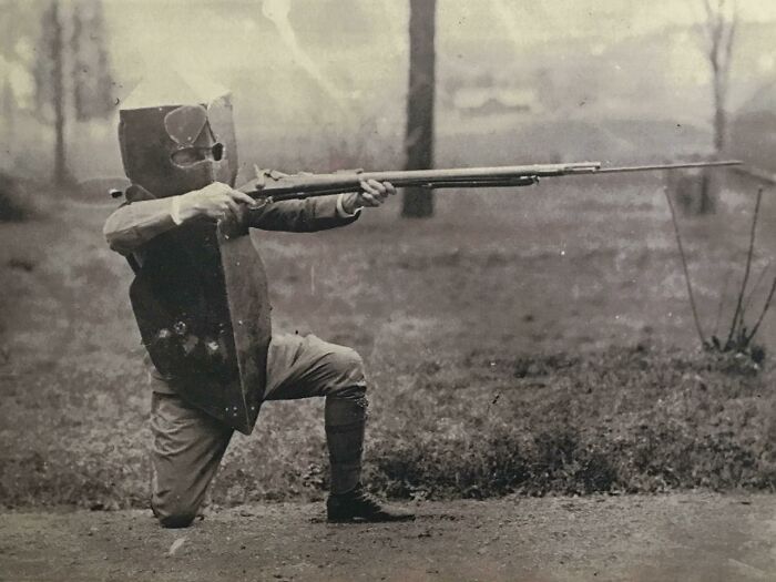Dr. Guy Brewster’s Bullet-Proof Armor, 1917