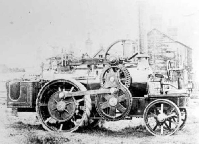 Fowler Steam Engine 19th Century Australia