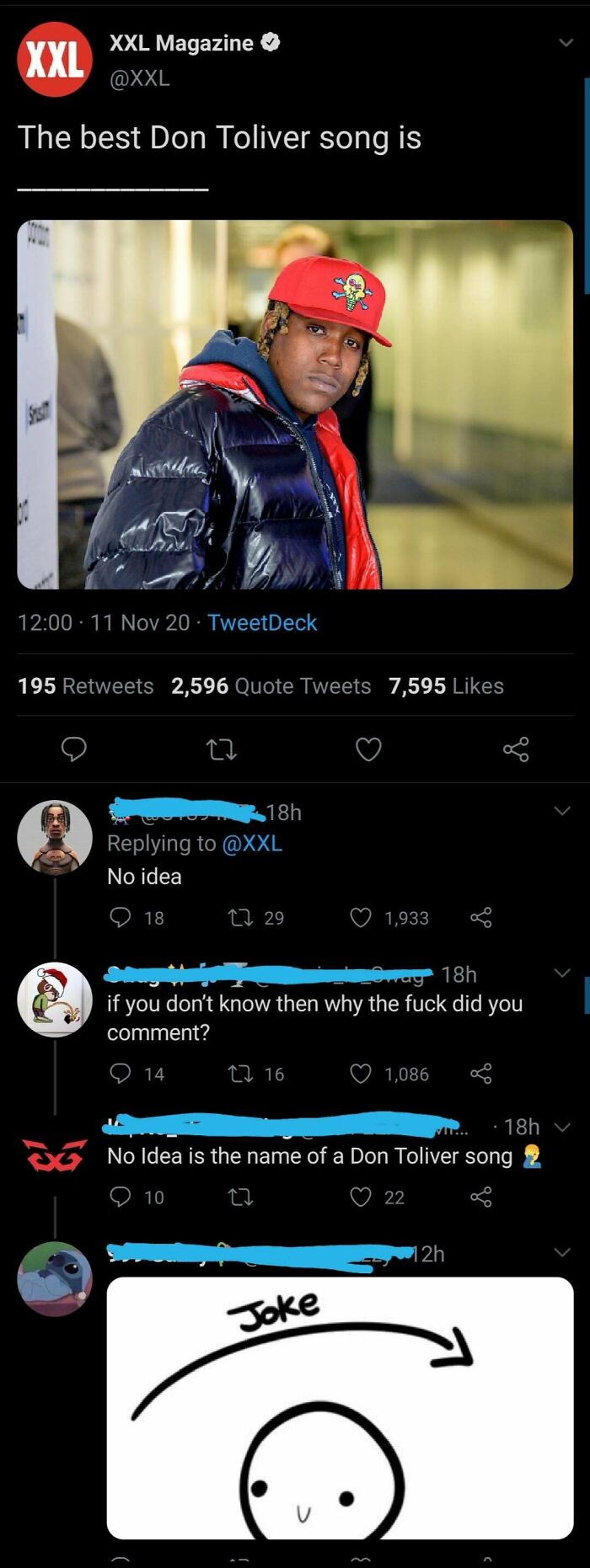 I Mean, I Have No Idea Either....