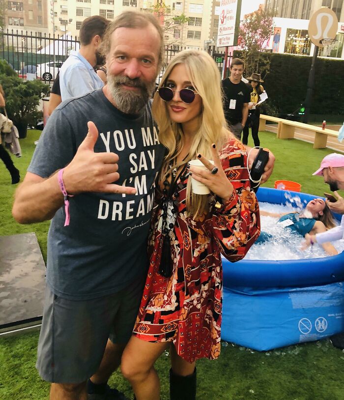 My Hot Friend With The Iceman/Mr. Everest Legend Himself And An Epic Photobomb