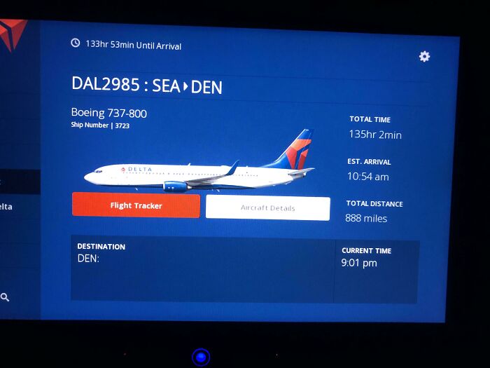 Flight Didn’t Take Quite This Long...their Math Was A Little Off