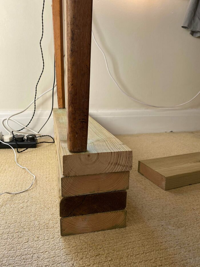 Working From Home...couldn’t Get My Knees Under The Desk, This Seems To Do The Job Nicely.