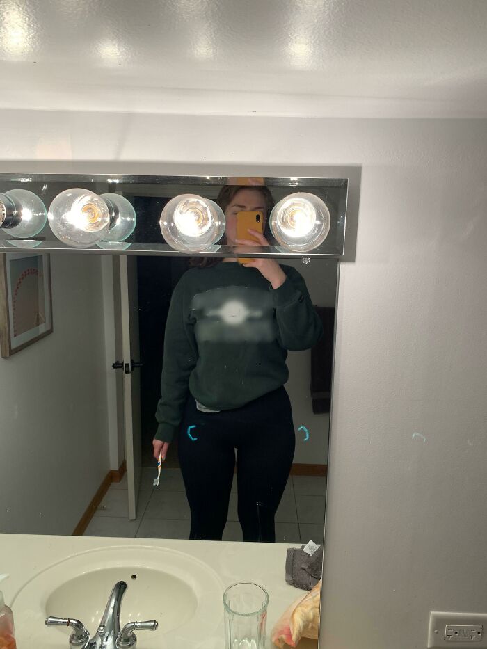 Don’t Mind Me, Just Here To Brush My Teeth And *not* Look At Myself In The Mirror.