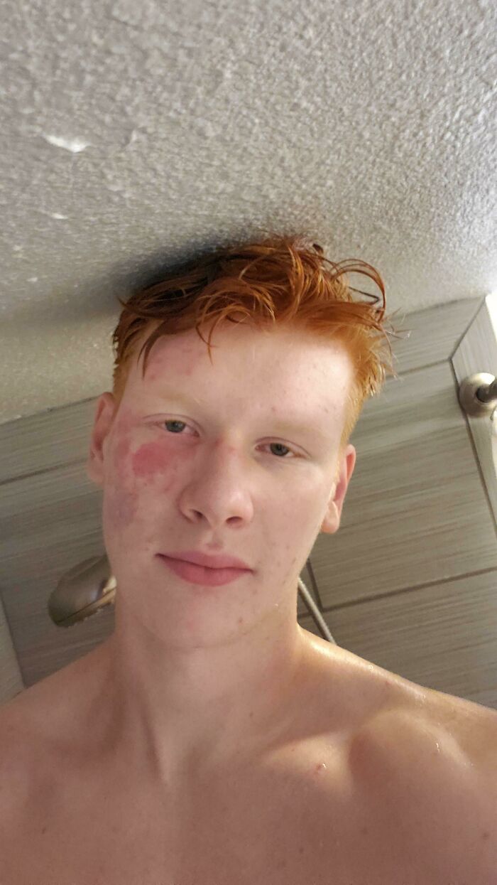 Went To A Friend's House In Seattle. I Miss My Customized Shower.