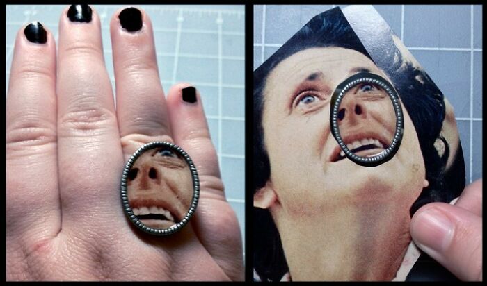 I Made An Interesting Ring From An Old National Geographic Article