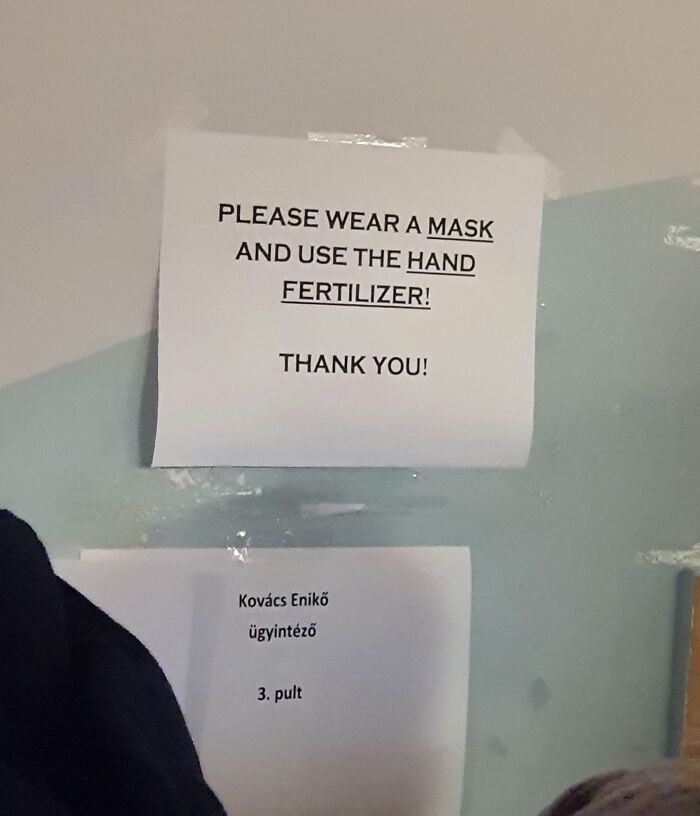 Use The Hand Fertilizer Please