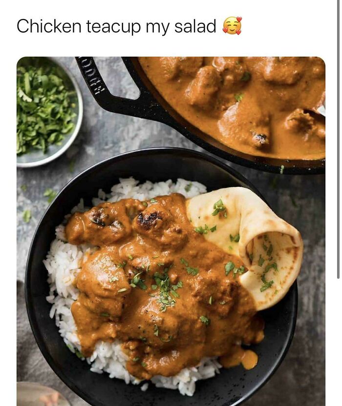 Chicken Teacup My Salad 🥰