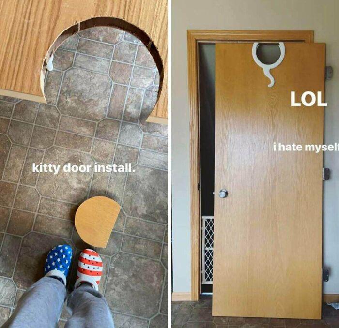 To Install A Kitty Door