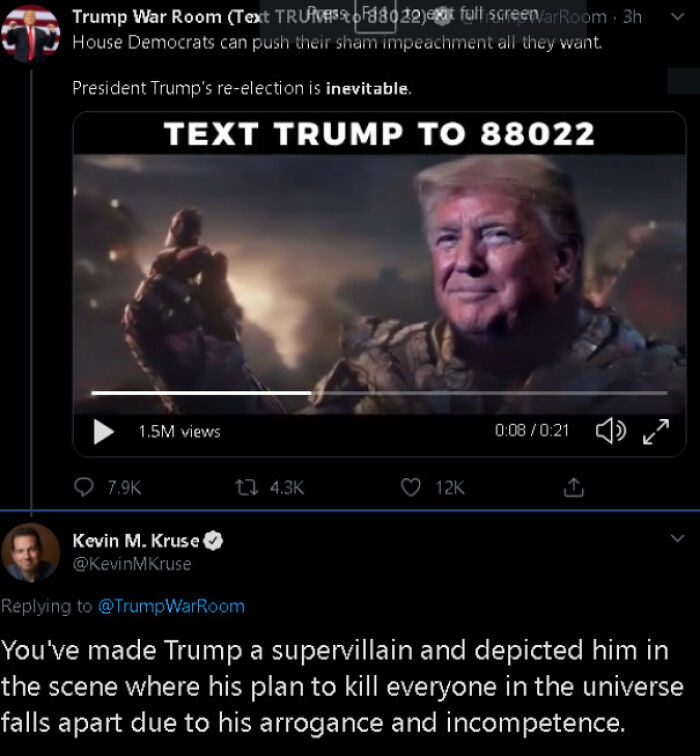 To Glorify The President