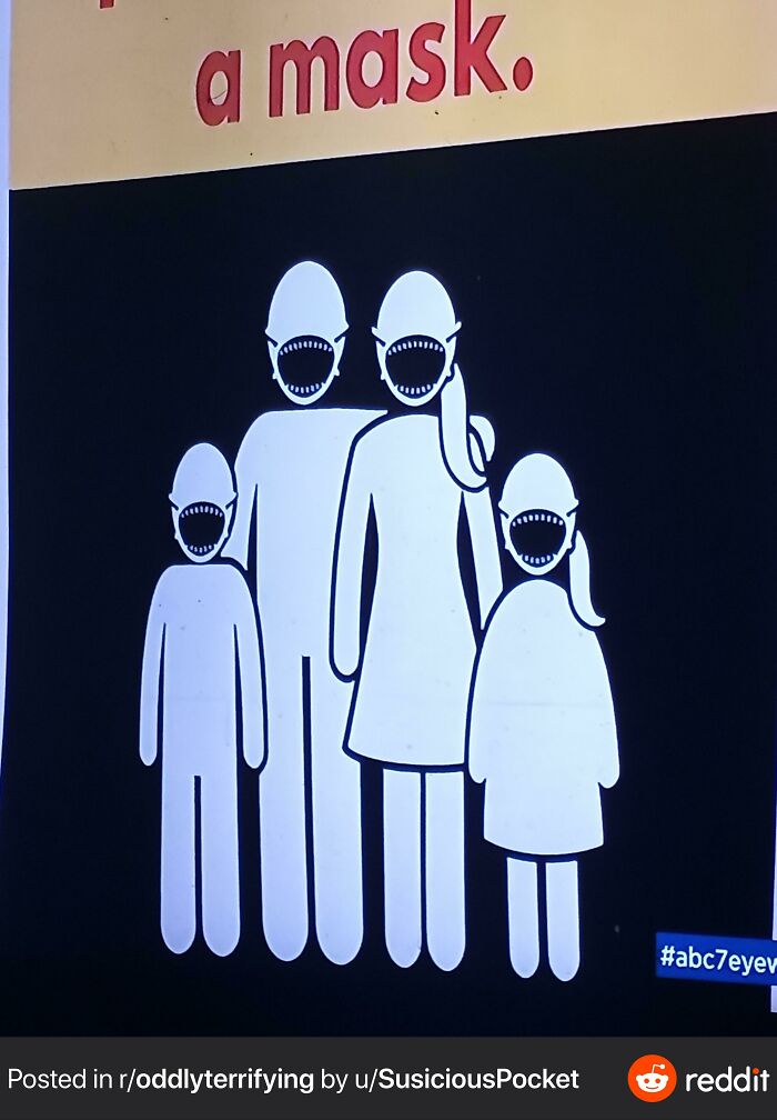 To Make A Cute Picture Of A Family Wearing Masks