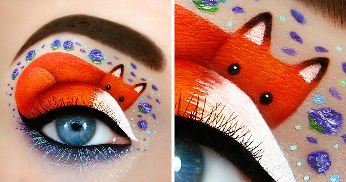 Artist Creates Magical Scenes Using Her Eyelids As A Canvas (40 Pics)