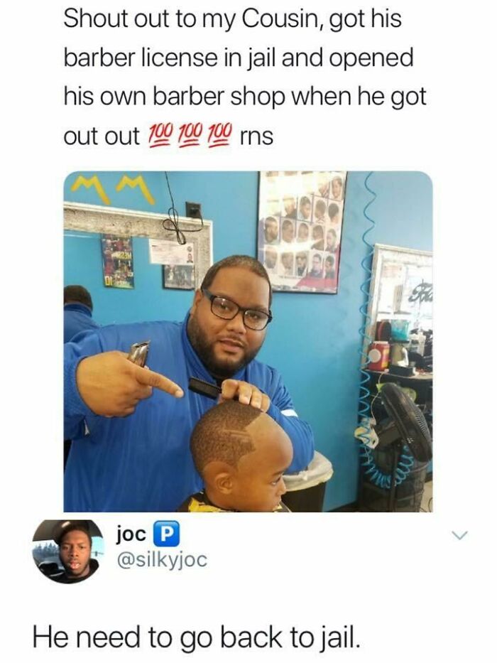 He Needs To Go Back To Jail