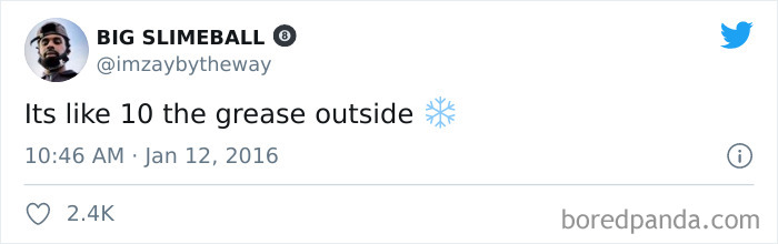 It's Ten The Grease Outside