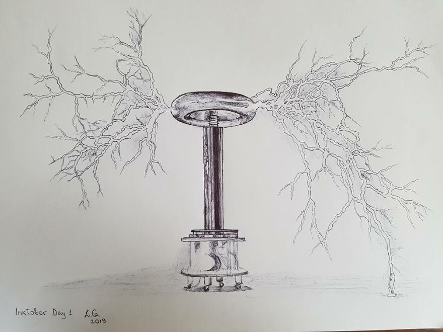 One And Half Of Inktober :)