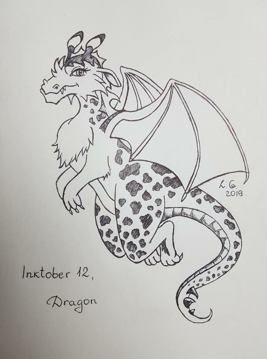 One And Half Of Inktober :)