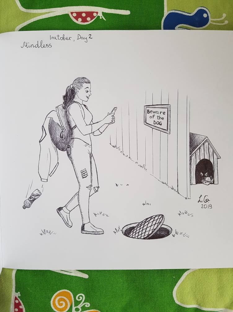 One And Half Of Inktober :)