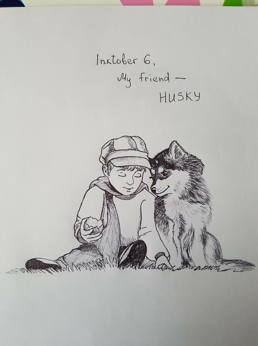 One And Half Of Inktober :)