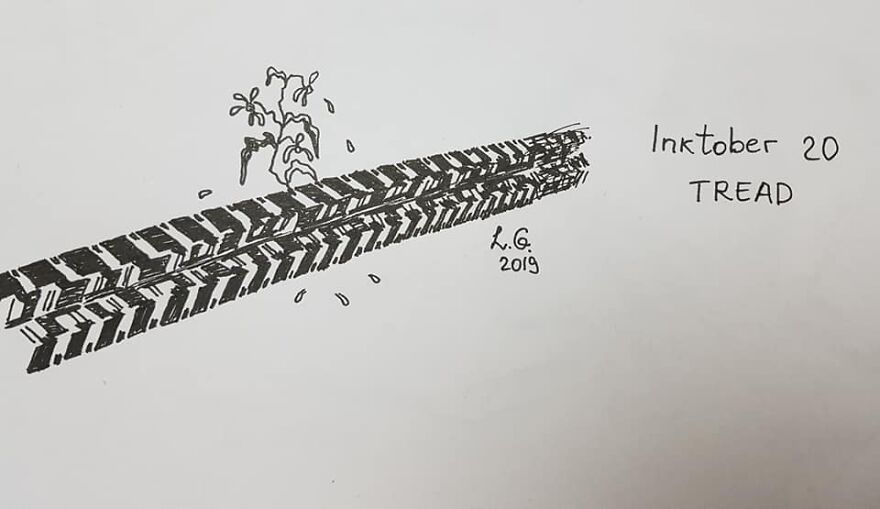 One And Half Of Inktober :)