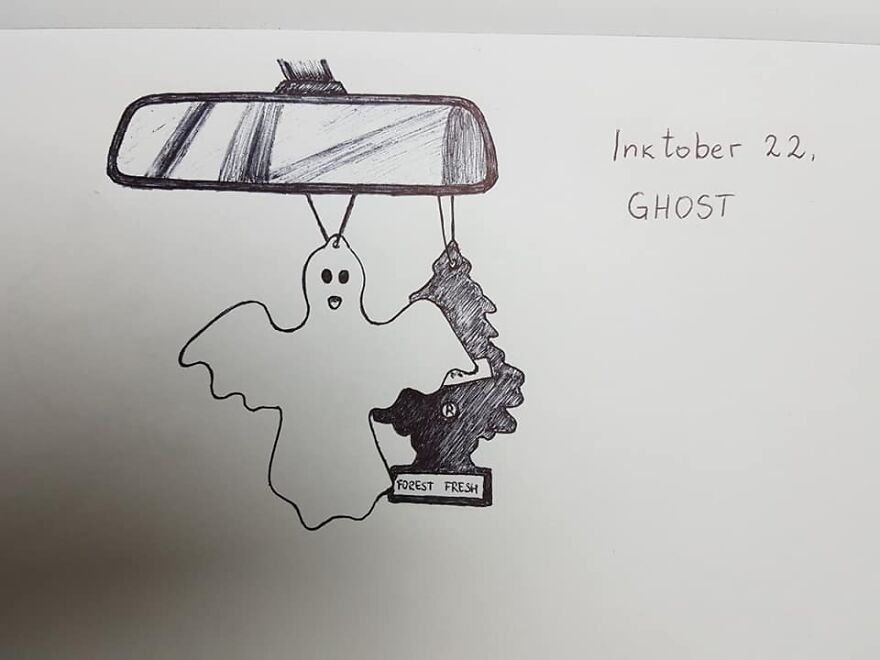 One And Half Of Inktober :)