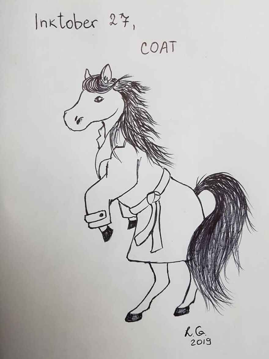 One And Half Of Inktober :)