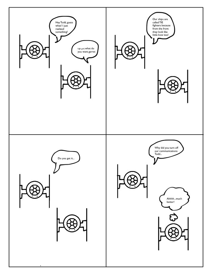 I Drew A Comic On Star Wars. I Drew A Comic On Star Wars.