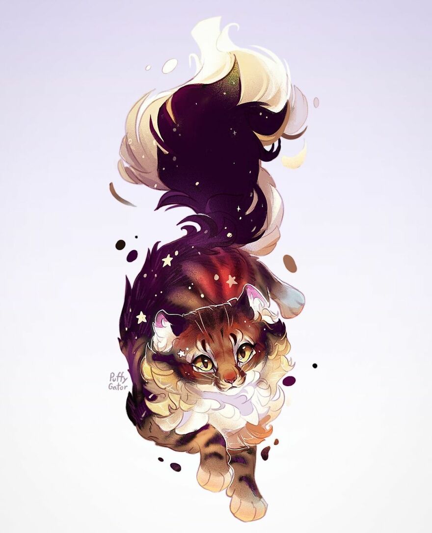 Cute-Animal-Illustrations-Puffygator-Nana-Key