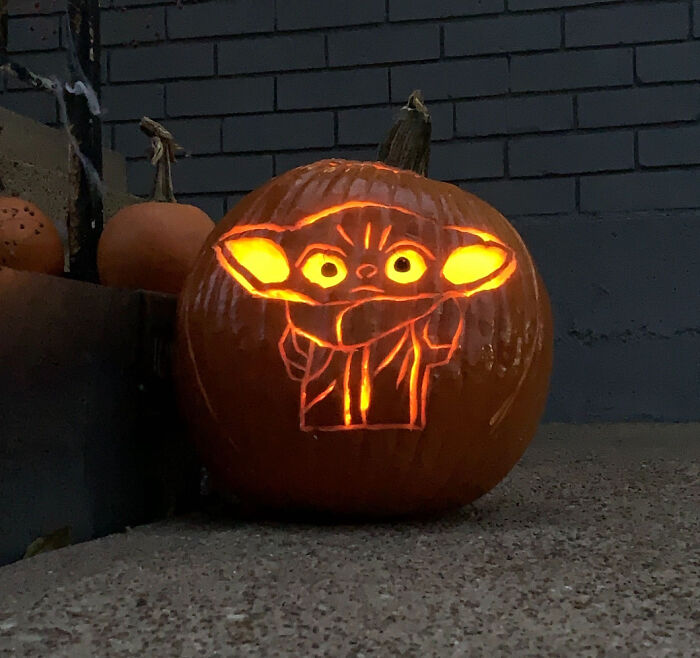 Baby Yoda With Wonky Eyes