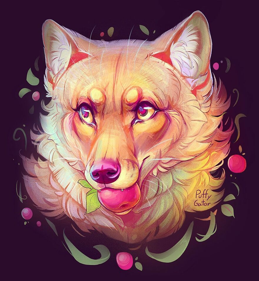 Cute-Animal-Illustrations-Puffygator-Nana-Key