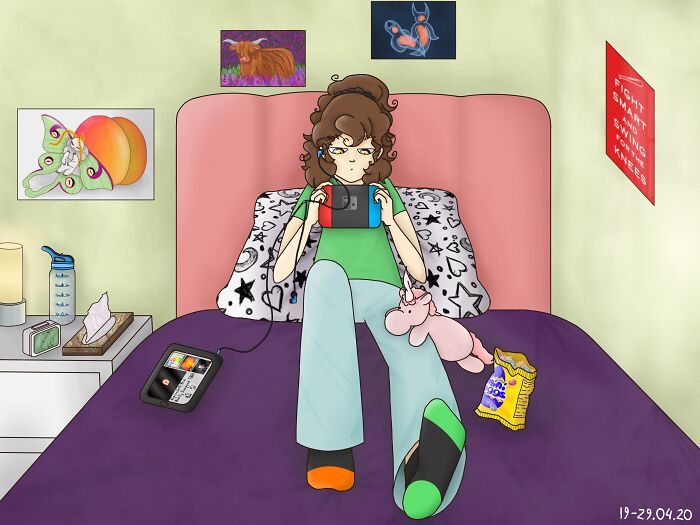 We Were Told To Draw A Self-Portrait For School Over Lockdown