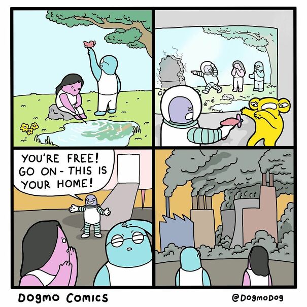 American Artist Creates Comics About Everyday Things In A Unique Way