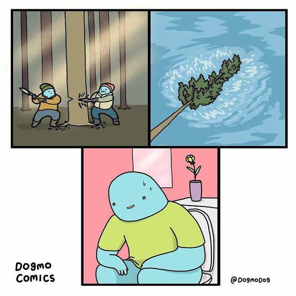 American Artist Creates Comics About Everyday Things In A Unique Way