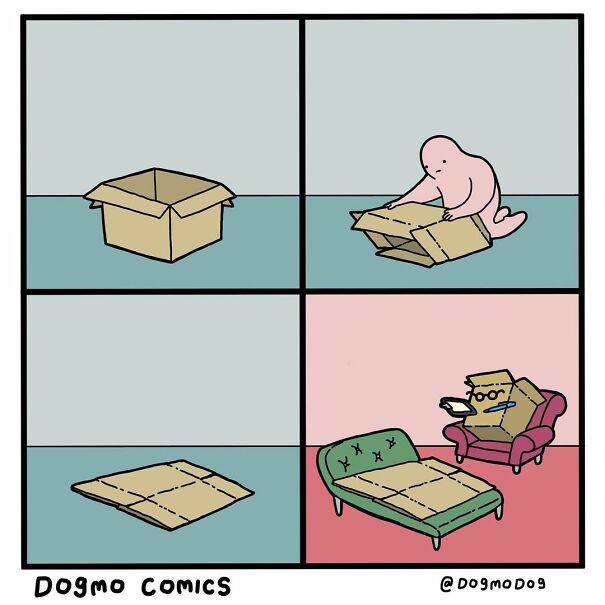 American Artist Creates Comics About Everyday Things In A Unique Way