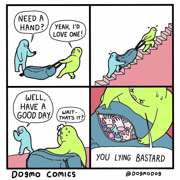 American Artist Creates Comics About Everyday Things In A Unique Way