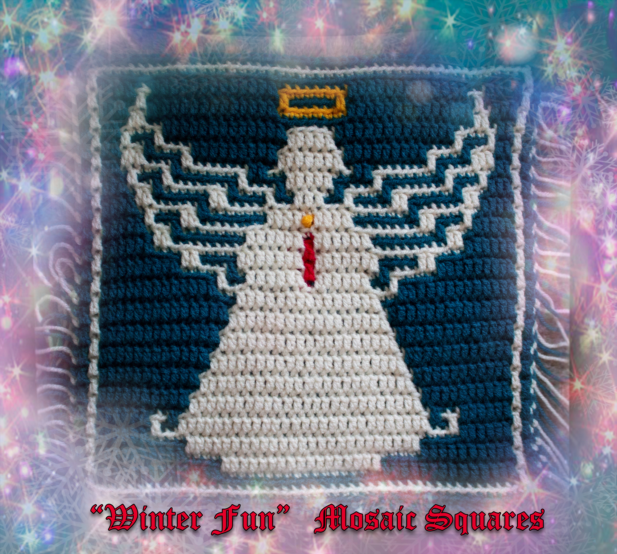 I’ve Been Designing Mosaic Crochet Squares For The Past Month To Relieve Anxiety