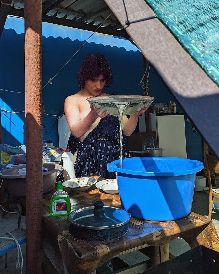 Artist Continues To Incorporate Art History Into His Daily Life