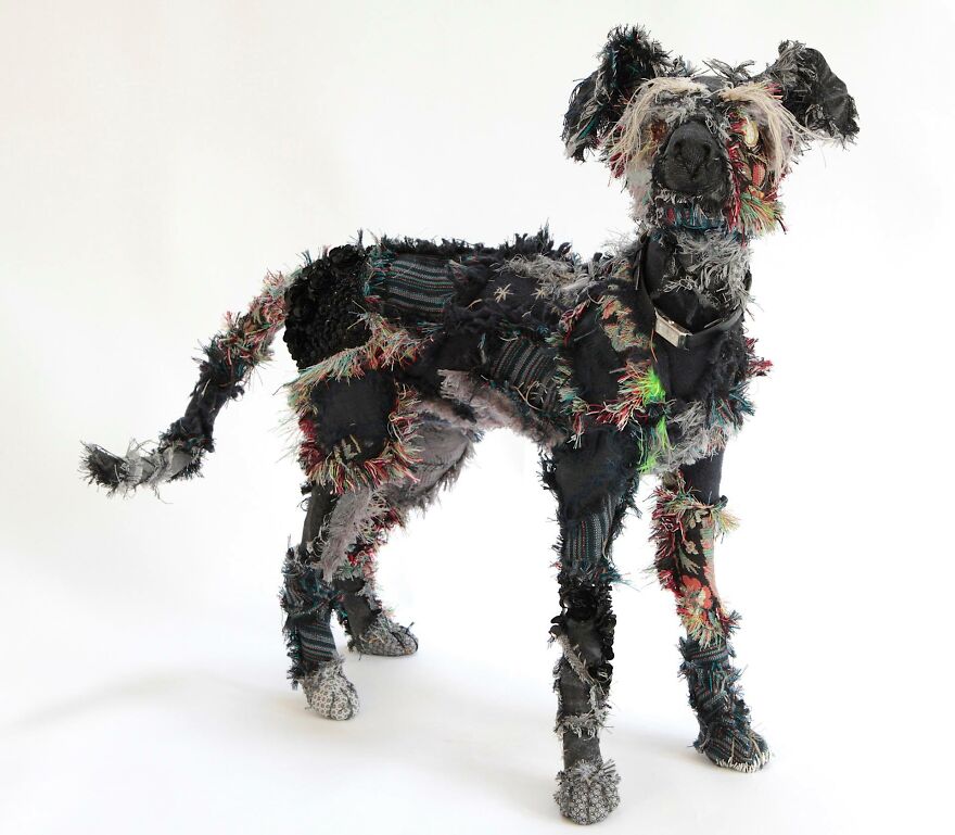 Recycled-Materials-Animal-Sculptures-Metal-Fabric-Barbara-Franc