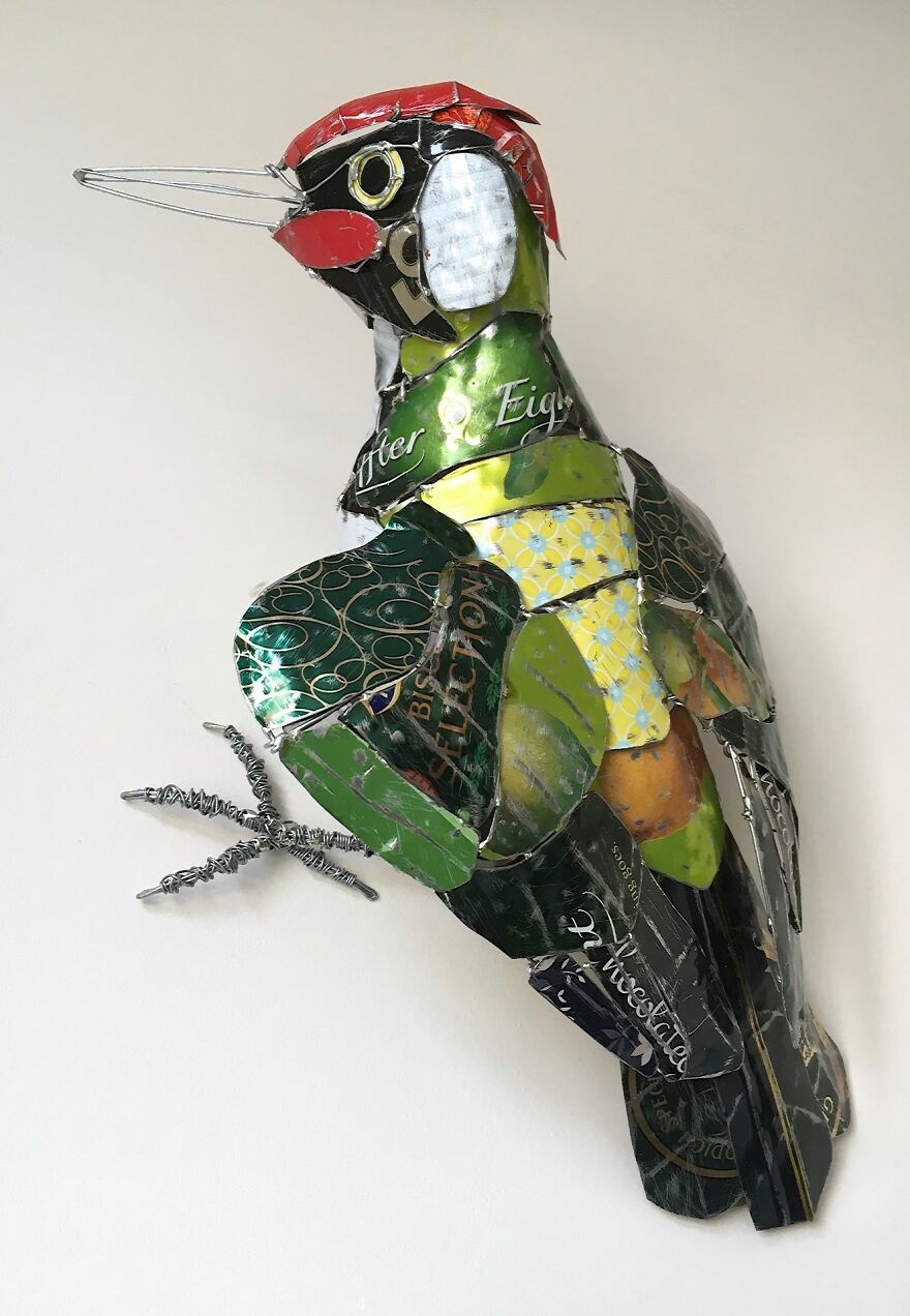Recycled-Materials-Animal-Sculptures-Metal-Fabric-Barbara-Franc